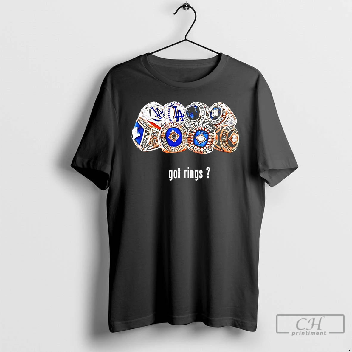 Classic Got Rings Los Angeles Dodgers 2025 World Champions T Shirts Hoodie Sweatshirt | PurePodTees.com