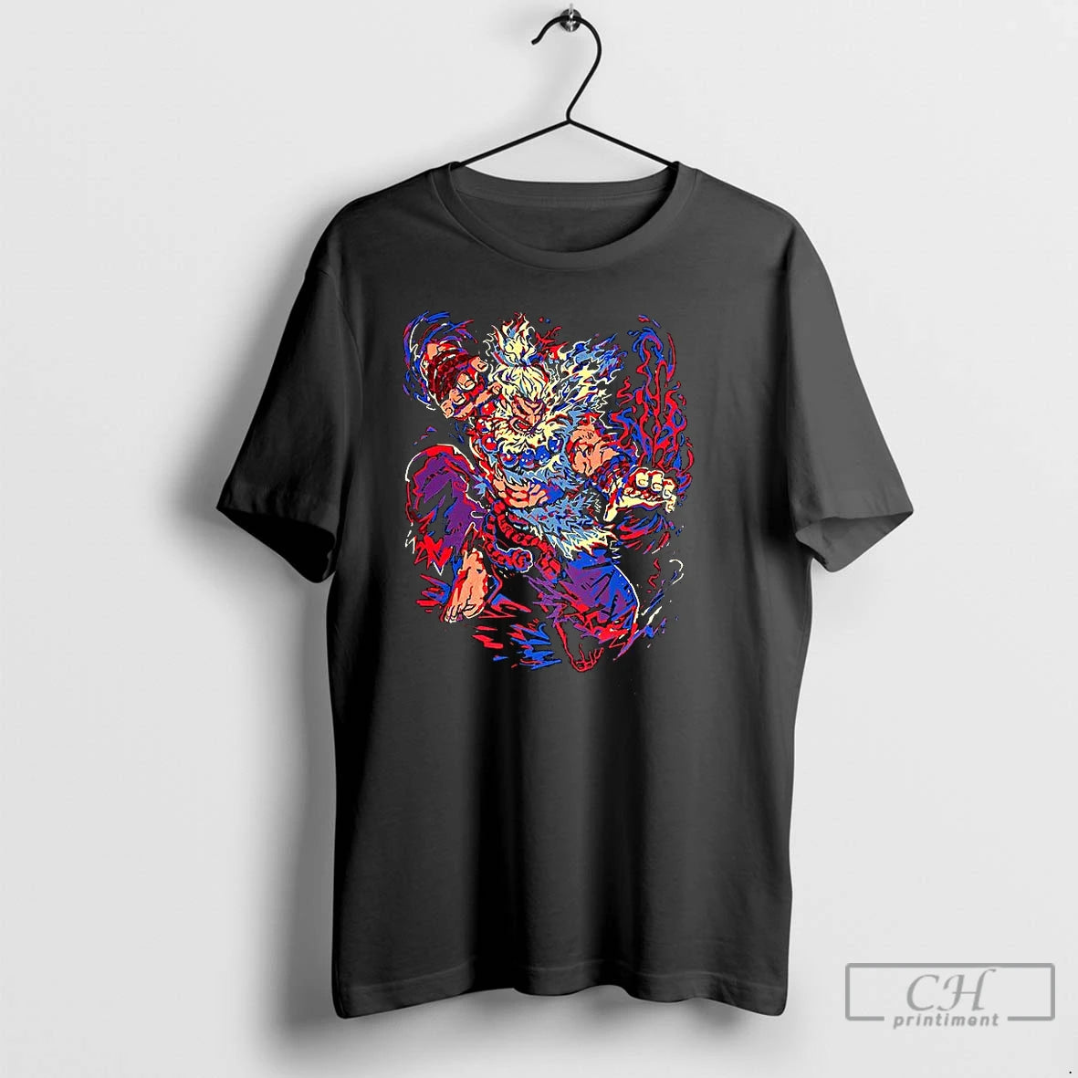 Classic Gouki Street Fighter Destroyer Of The Heavens T Shirts Hoodie Sweatshirt | PurePodTees.com