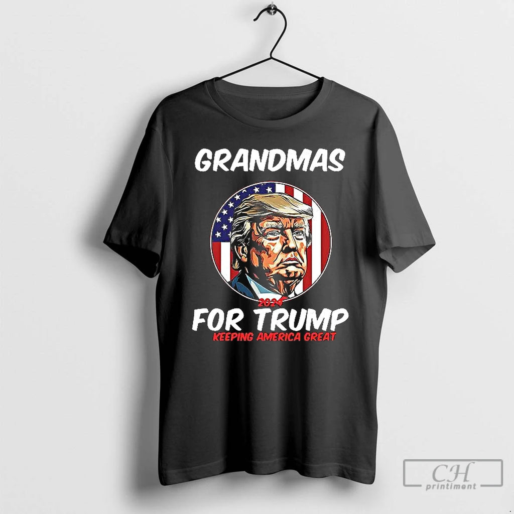 Classic Grandmas For Trump Keeping America Great T Shirts Hoodie Sweatshirt | PurePodTees.com