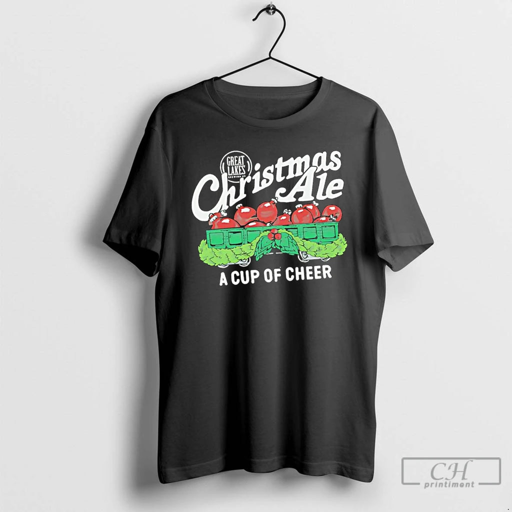 Classic Great Lakes Brewing Co Christmas Ale 2025 A Cup Of Cheer T Shirts