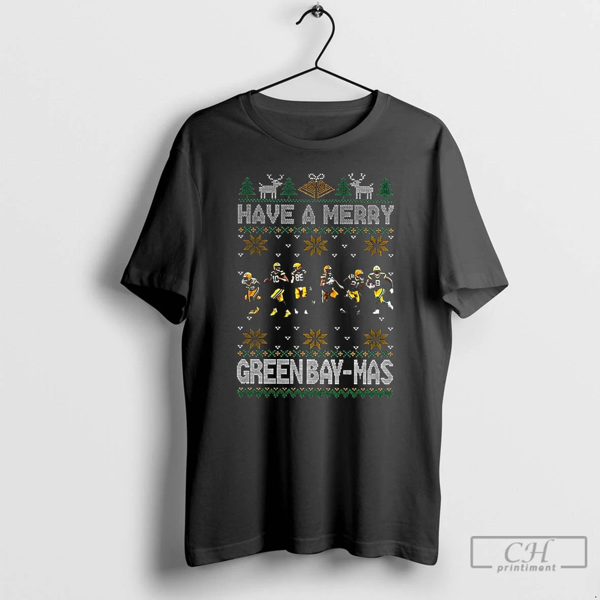 Classic Green Bay Packers Football Have A Merry Green Bay Mas Merry Christmas T Shirts Hoodie Sweatshirt | PurePodTees.com