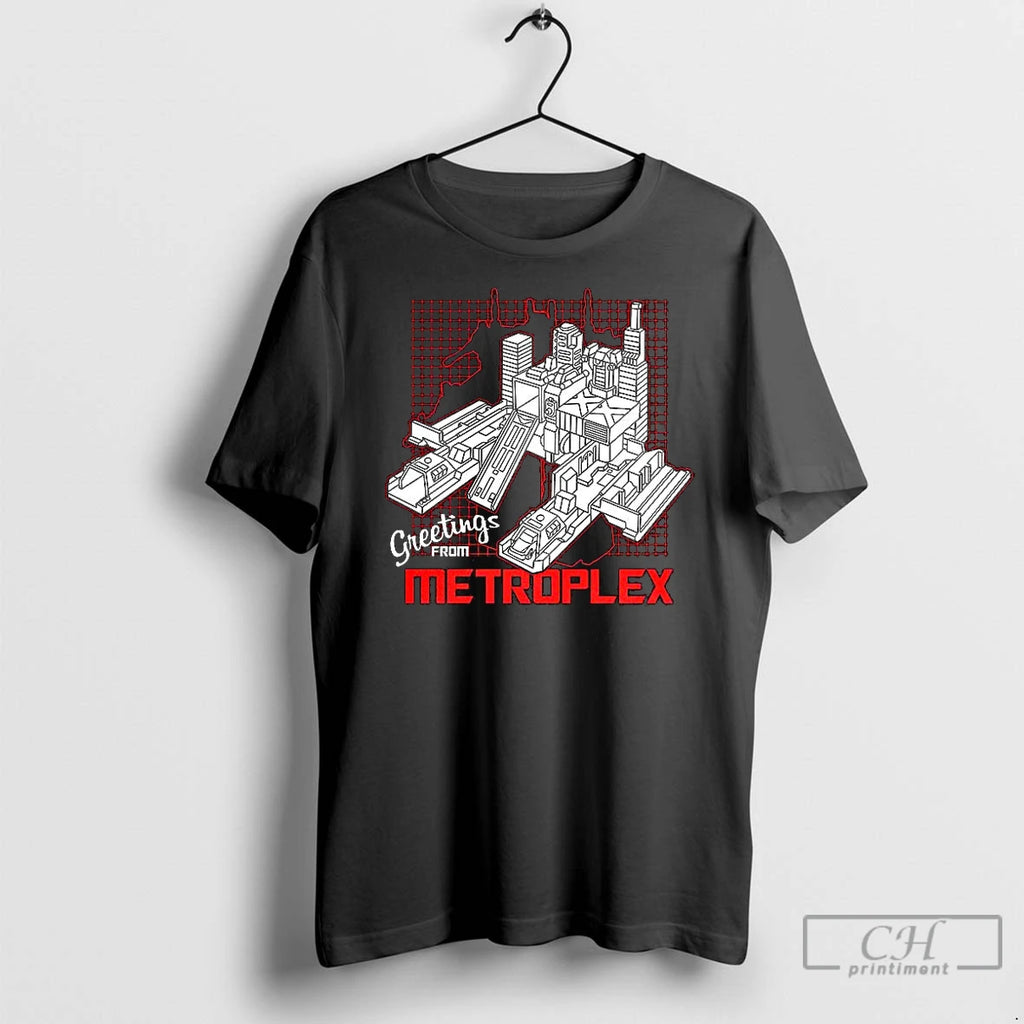 Classic Greetings From The Metroplex Blueprint Shirt Hoodie Sweatshirt | PurePodTees.com