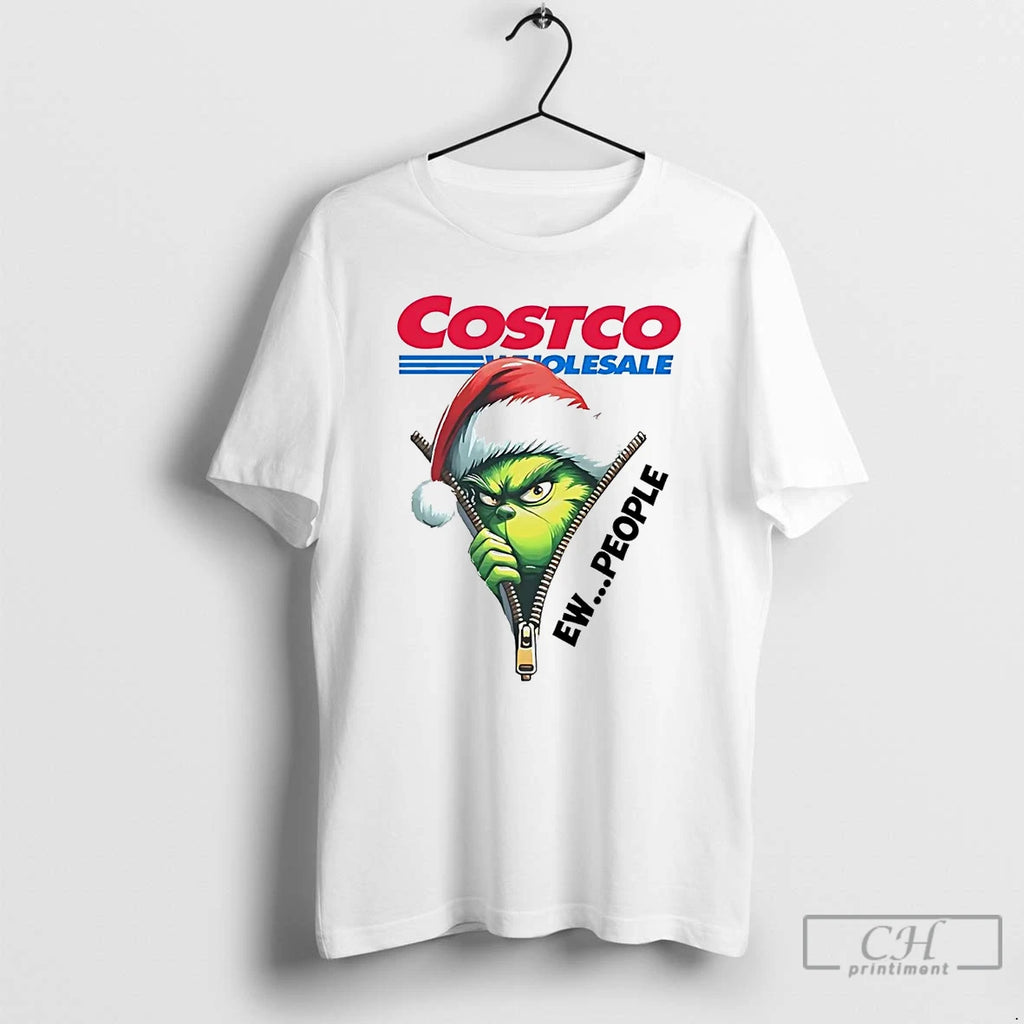Classic Grinch Costco Wholesale Ew People Christmas T Shirts Hoodie Sweatshirt | PurePodTees.com