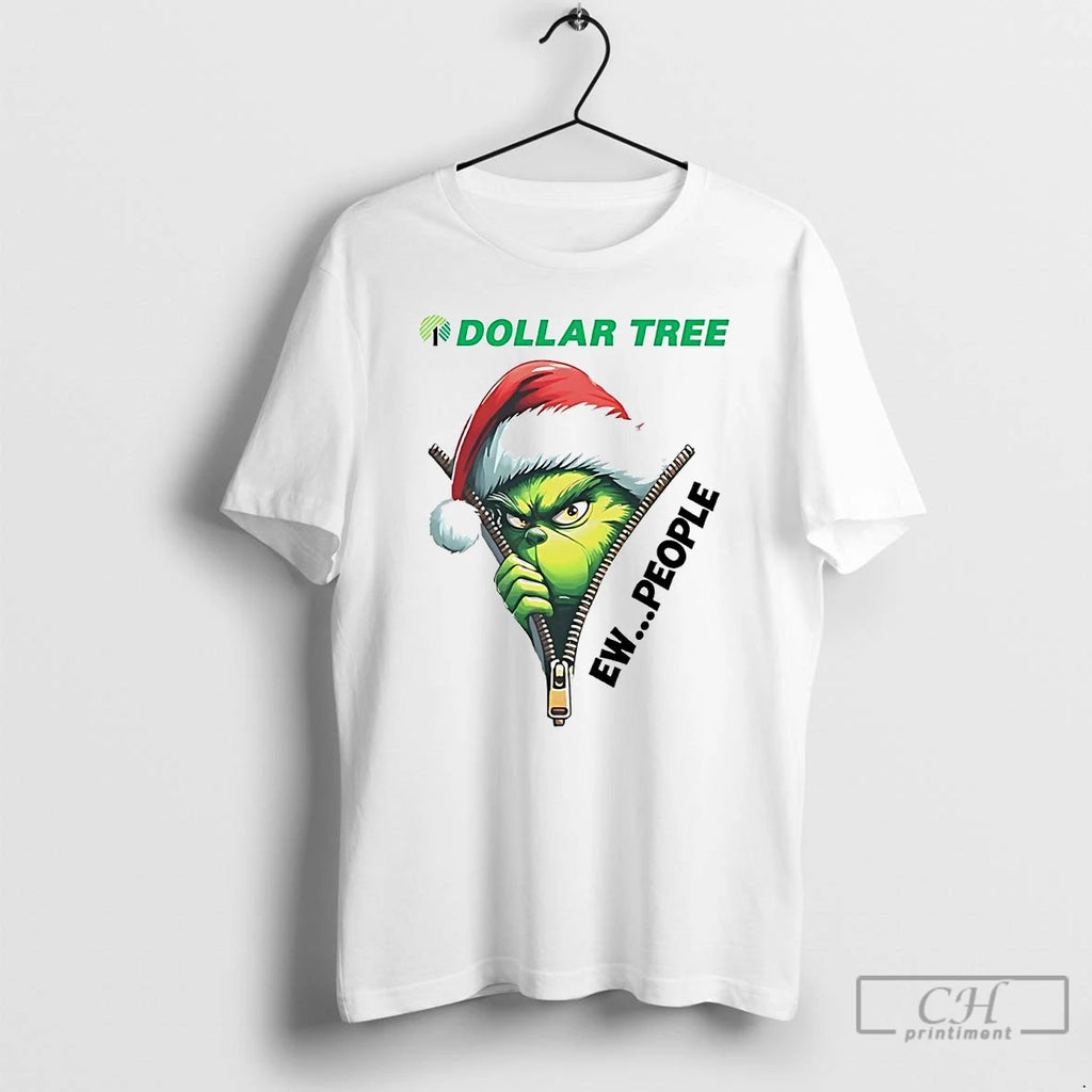 Classic Grinch Dollar Tree Ew People Christmas T Shirts Hoodie Sweatshirt | PurePodTees.com