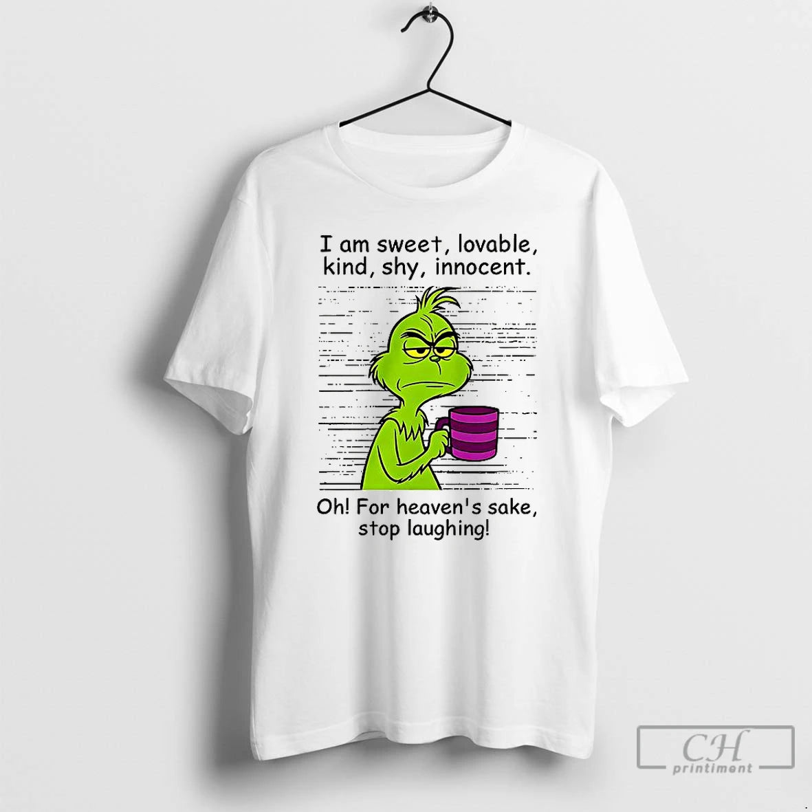 Classic Grinch I Am Sweet Lovable Kind Shy Innocent Christmas T Shirts Hoodie Sweatshirt | PurePodTees.com