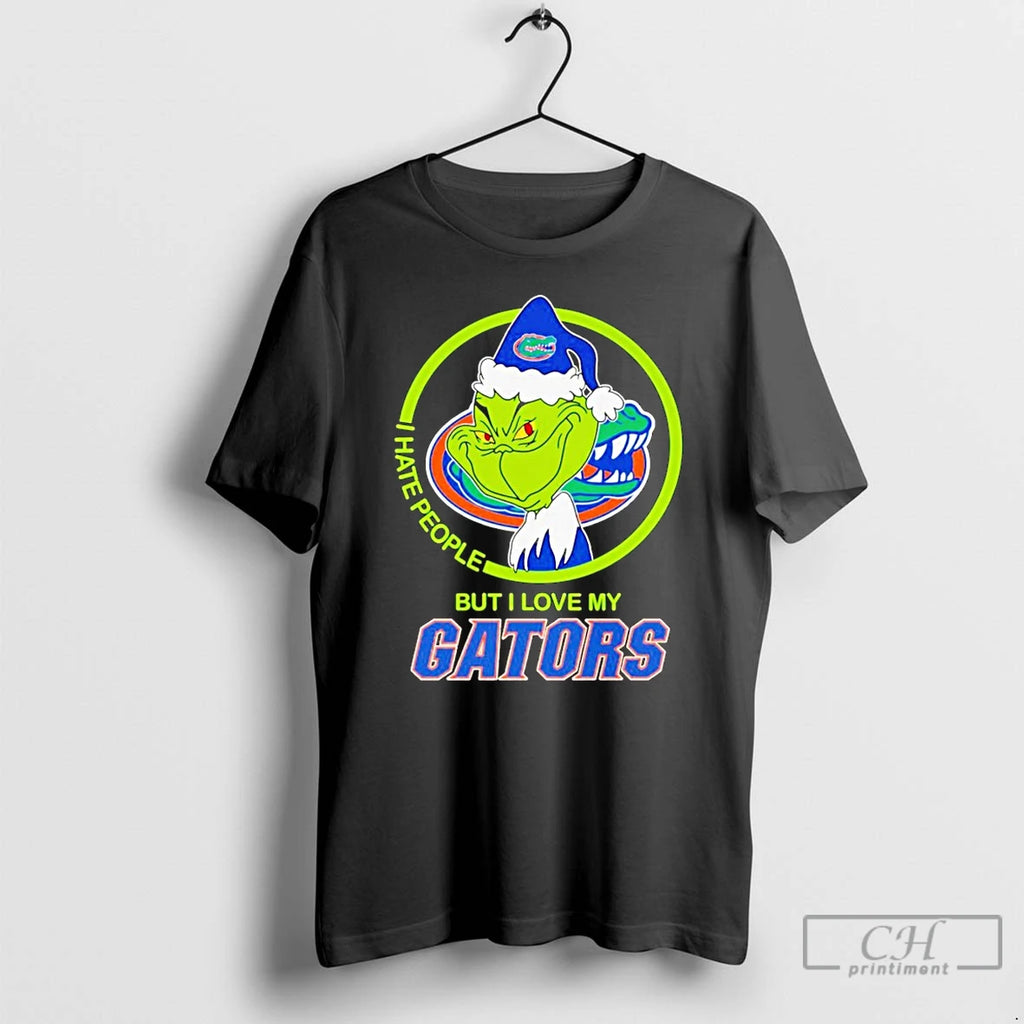 Classic Grinch I Hate People But I Love My Florida Gators T Shirts