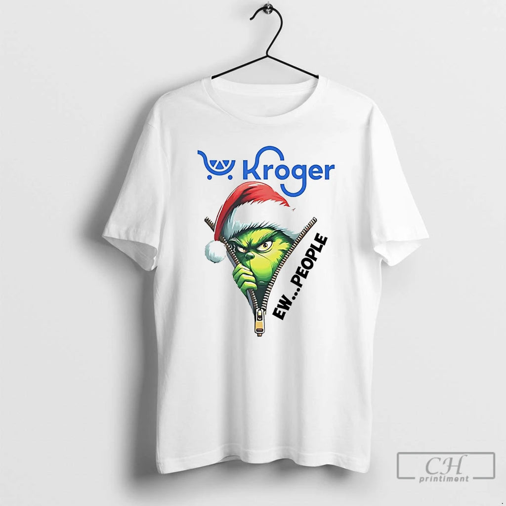 Classic Grinch Kroger Ew People Christmas T Shirts Hoodie Sweatshirt | PurePodTees.com