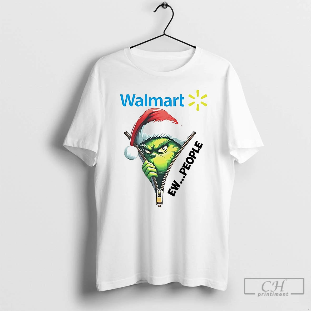 Classic Grinch Walmart Ew People Christmas T Shirts Hoodie Sweatshirt | PurePodTees.com