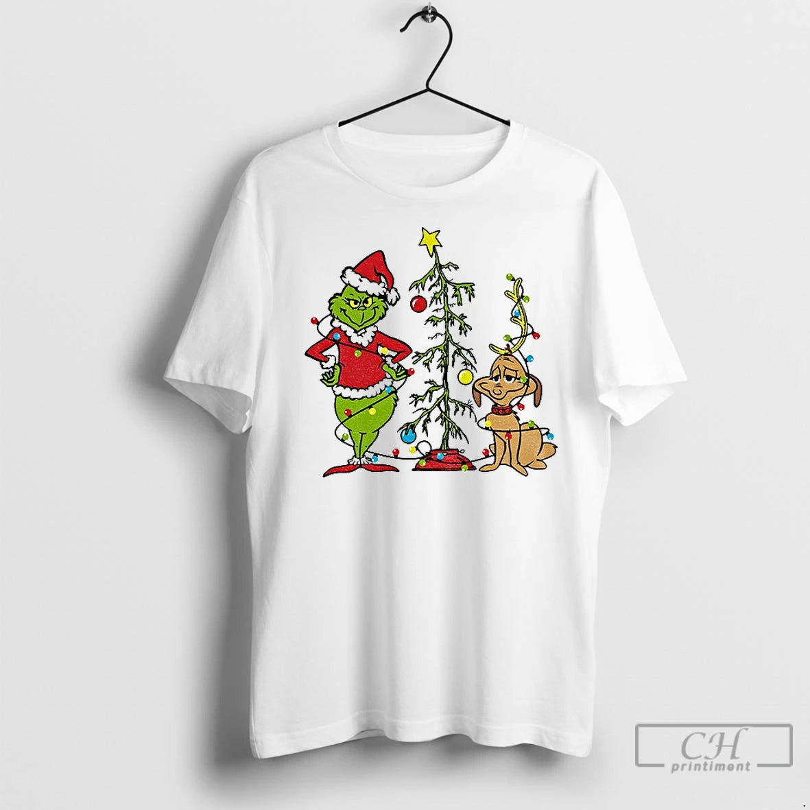 Classic Grinch And Max Dog Xmas Holiday Merry Christmas Shirt Hoodie Sweatshirt | PurePodTees.com