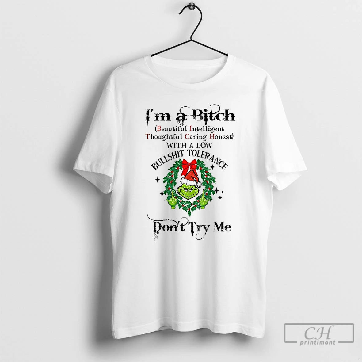 Classic Grinch Middle Finger Im A Bitch Beautiful Intelligent Thoughtful Caring Honest With A Low Shirt Hoodie Sweatshirt