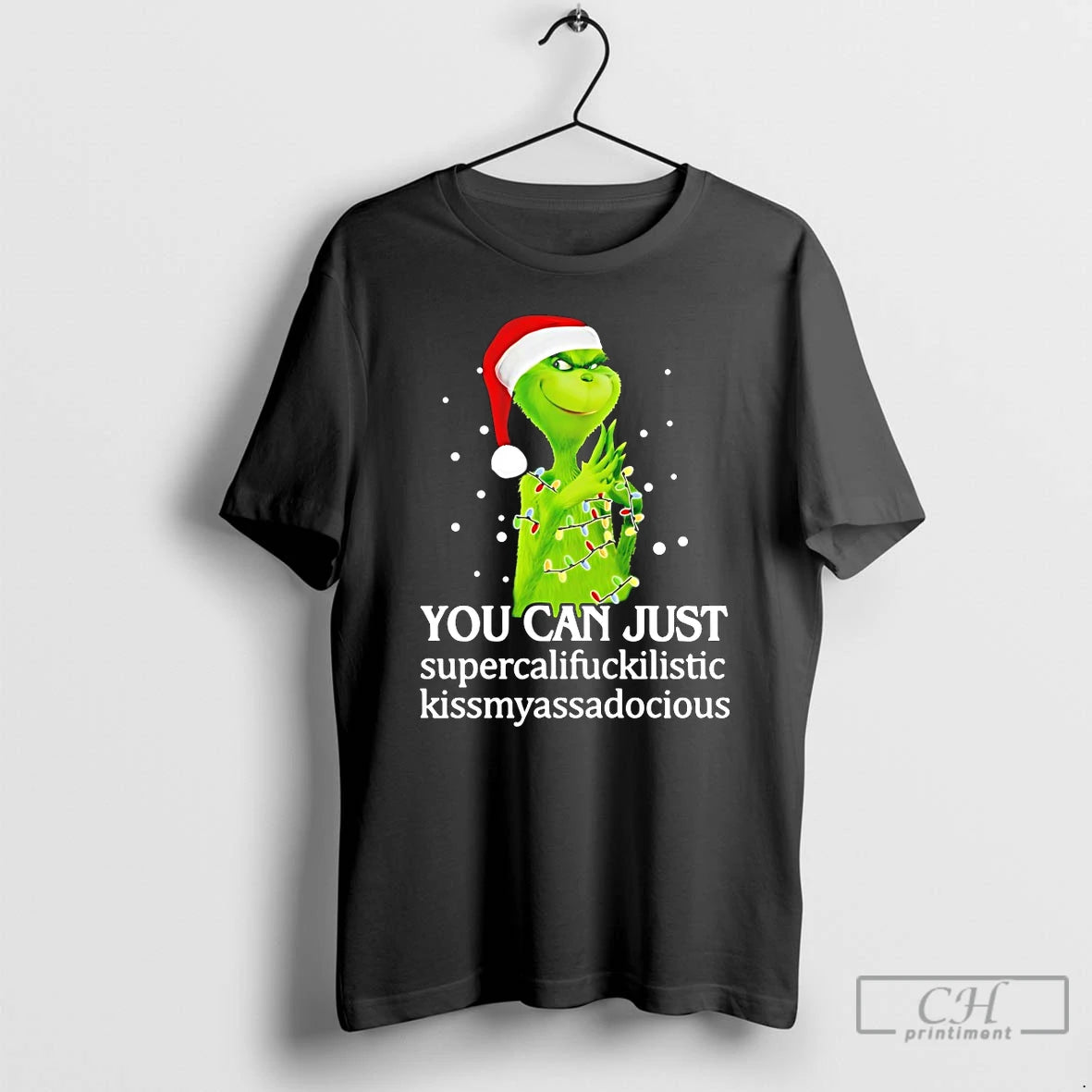 Classic Grinch You Can Just Christmas T Shirts Hoodie Sweatshirt | PurePodTees.com