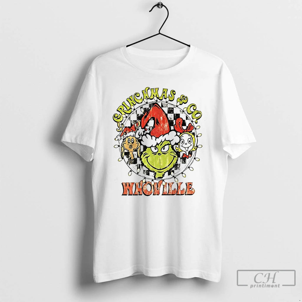 Classic Grinchmas And Co Whoville Merry Christmas 2025 Vintage T Shirts Hoodie Sweatshirt | PurePodTees.com