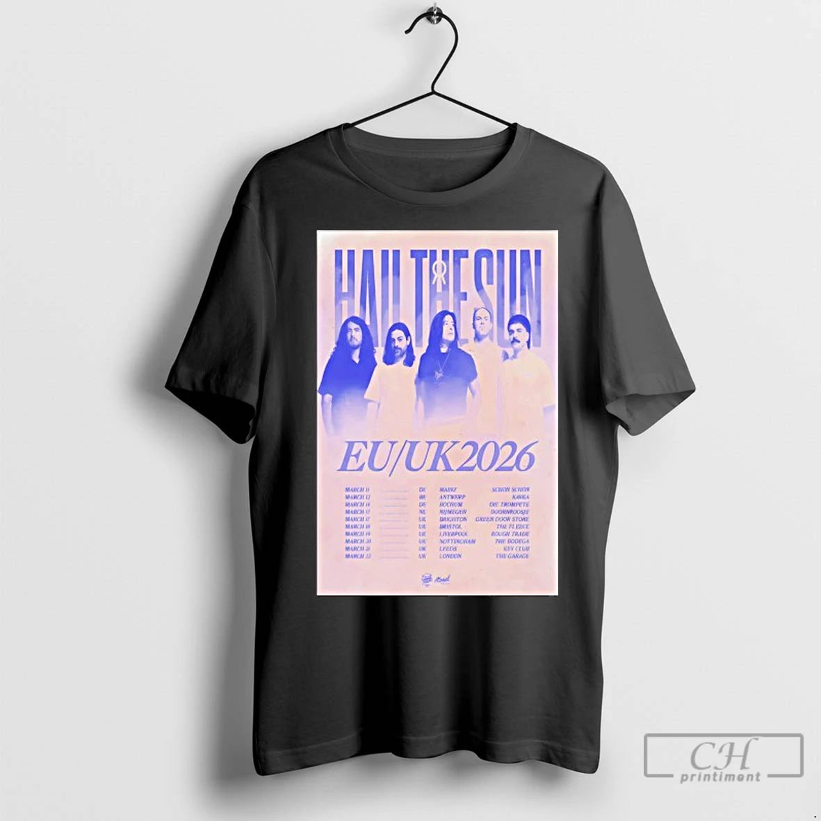 Classic Hail The Sun Eu Uk 2026 Concert Shirt Hoodie Sweatshirt | PurePodTees.com