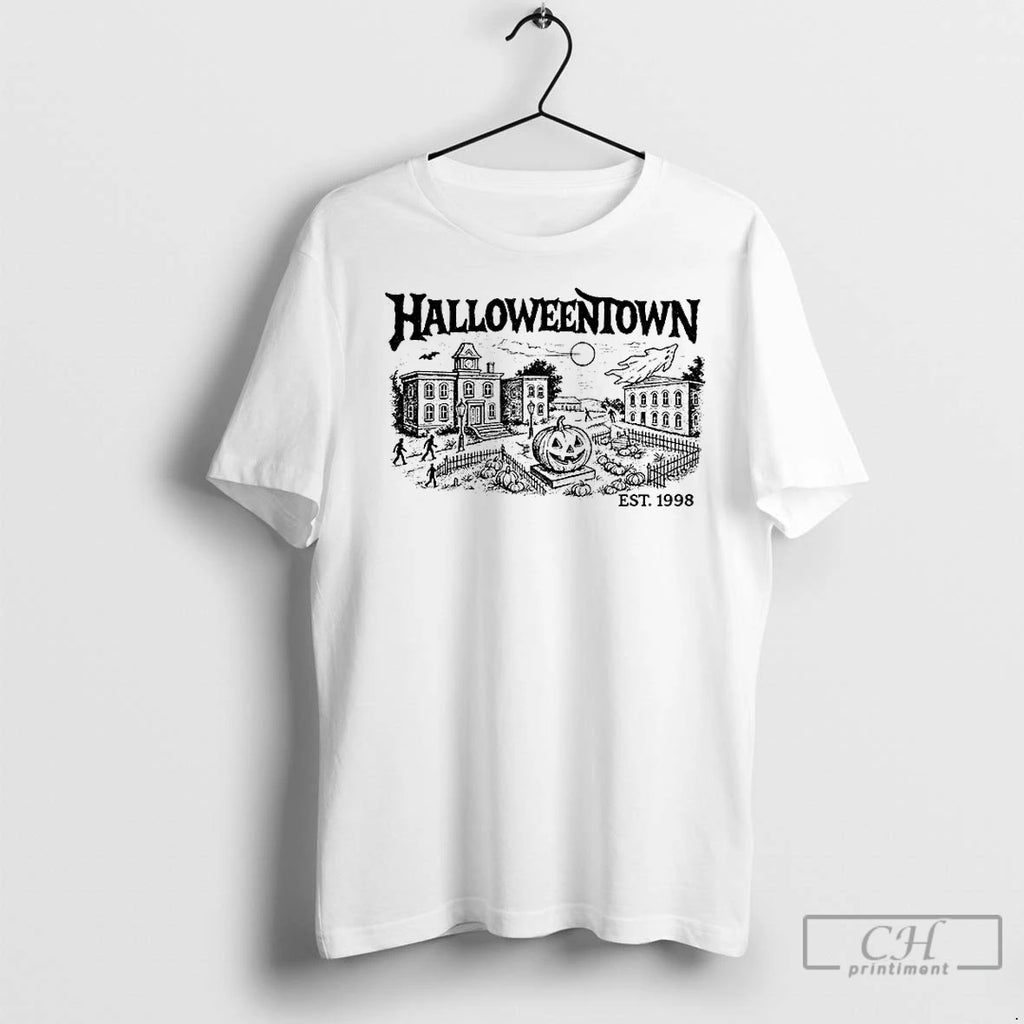 Classic Halloweentown Haunted Village Spooky Halloween Est 1998