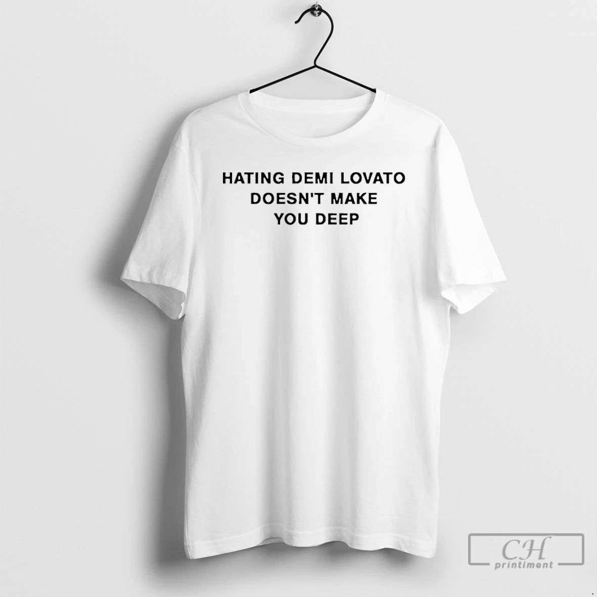 Classic Hating Demi Lovato Doesnt Make You Deep Shirt Hoodie Sweatshirt | PurePodTees.com