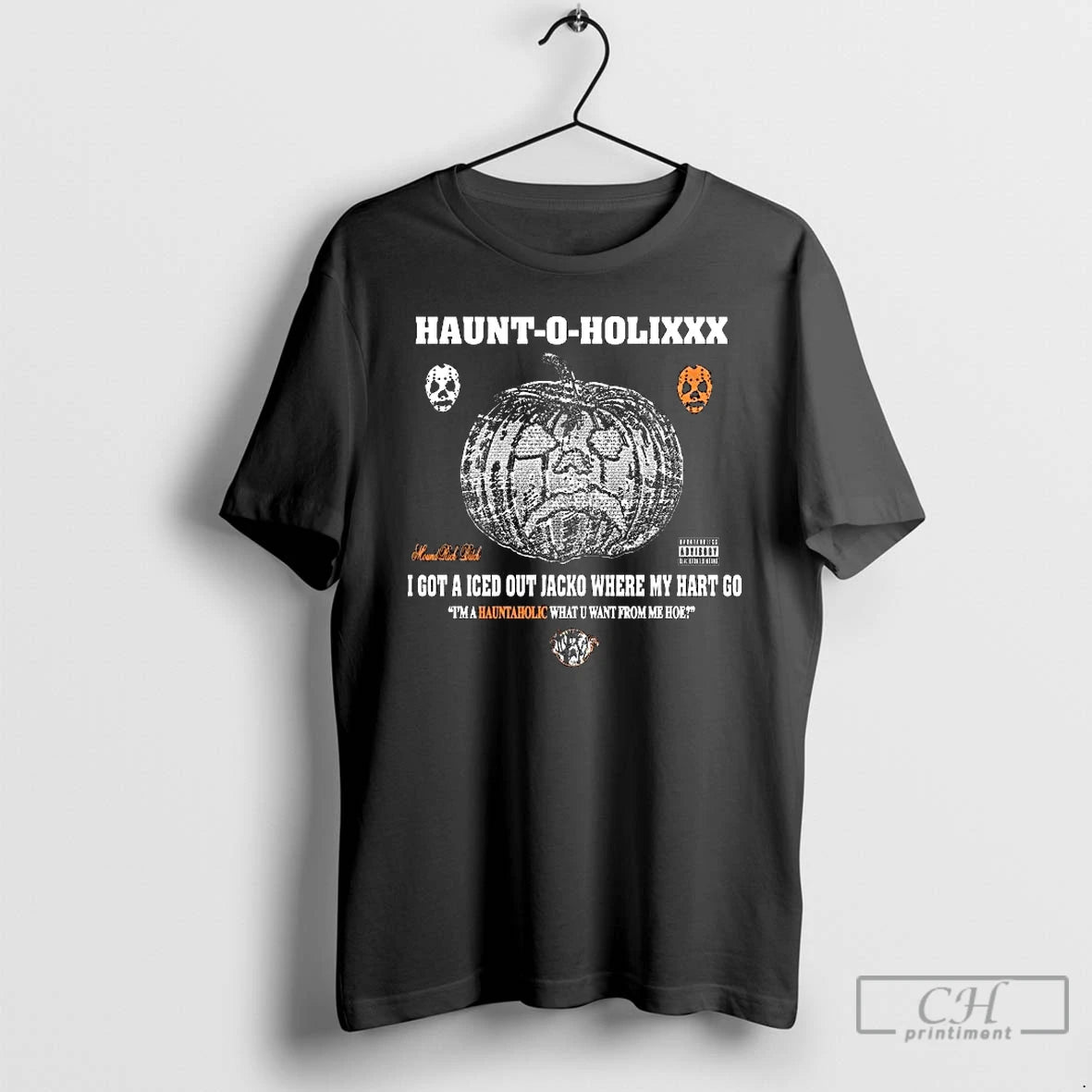 Classic Haunt O Holixxx I Got A Iced Out Jacko Where My Hart Go Long Shirt Hoodie Sweatshirt | PurePodTees.com
