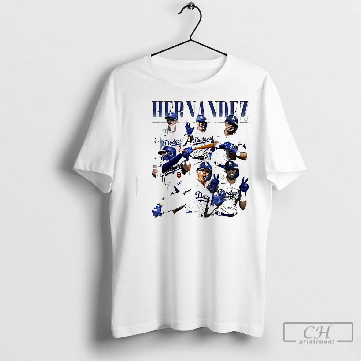 Classic Hernandez Los Angeles Dodgers Several Graphic Shirt Hoodie Sweatshirt | PurePodTees.com