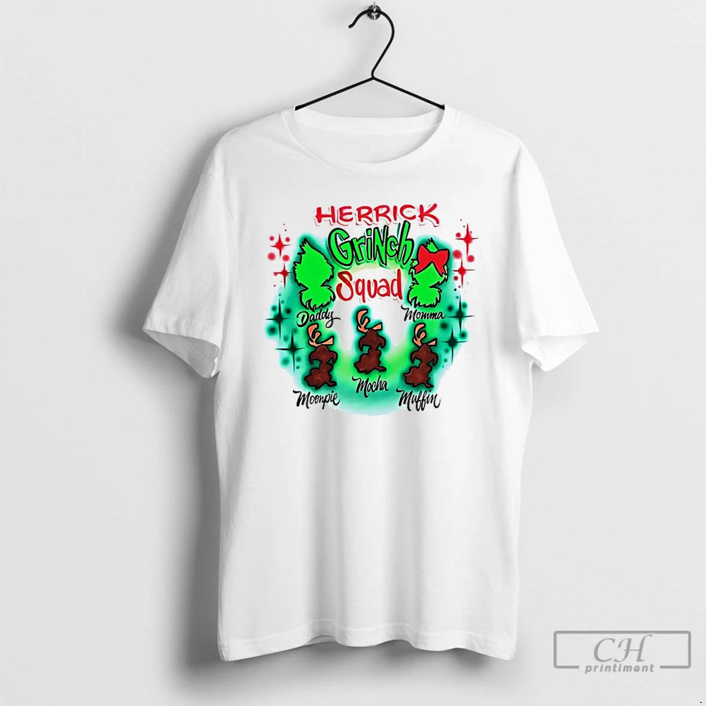 Classic Herrick Grinch Squad Christmas Shirt Hoodie Sweatshirt | PurePodTees.com