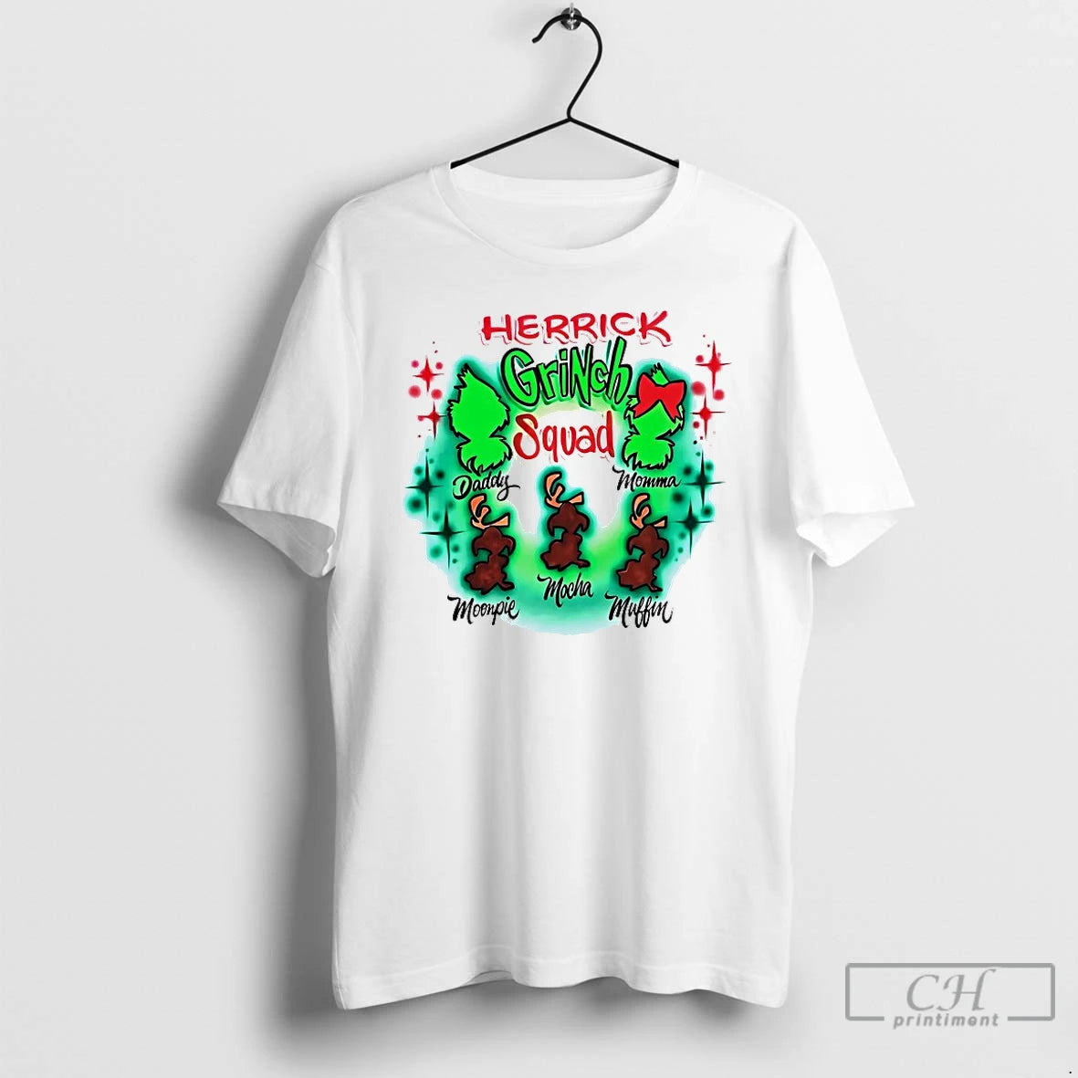 Classic Herrick Grinch Squad Christmas Shirt Hoodie Sweatshirt | PurePodTees.com