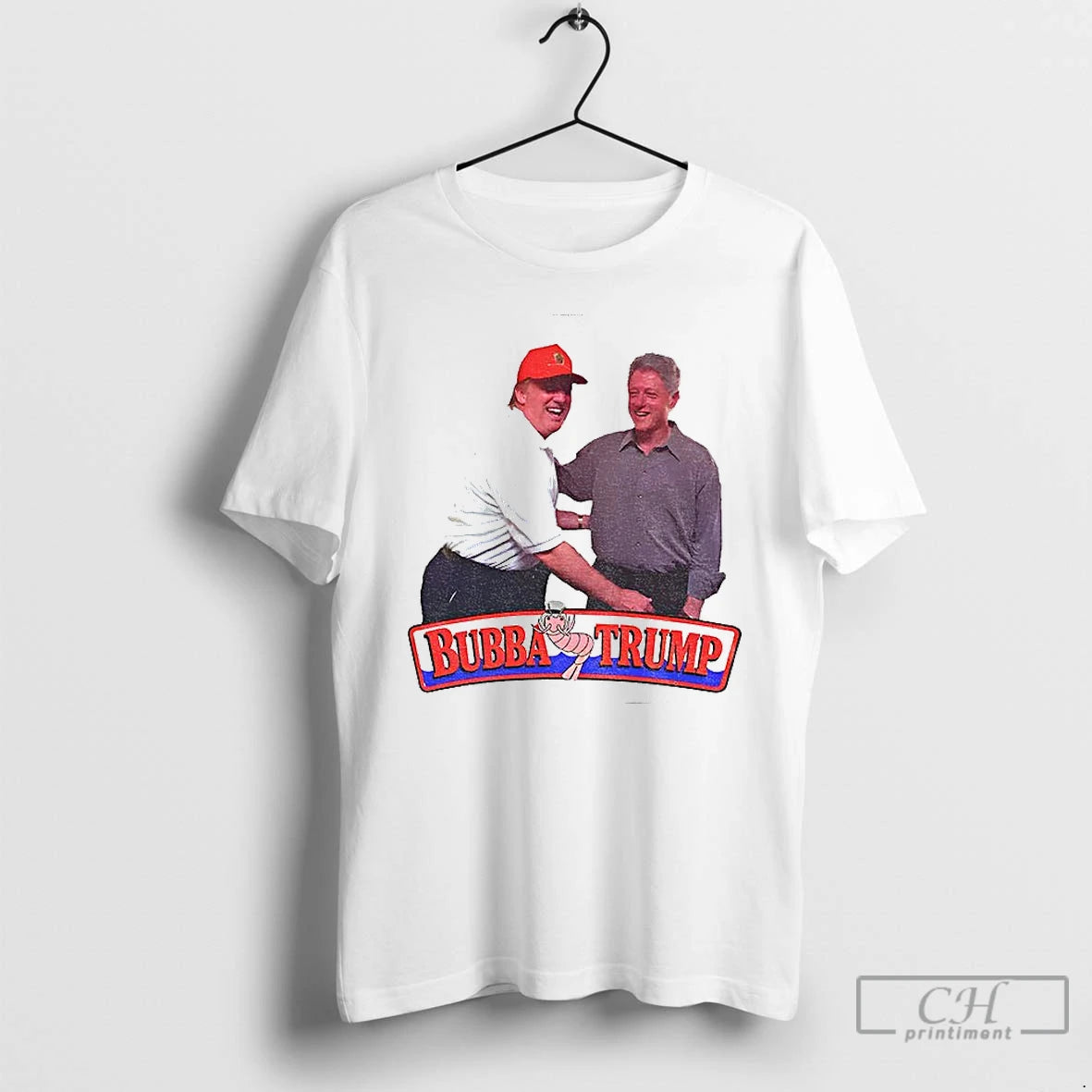 Classic Hes On The List Epstein Files Bubba Trump Shirt Hoodie Sweatshirt | PurePodTees.com