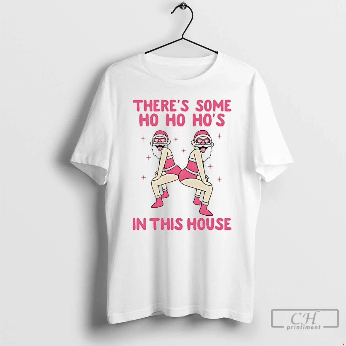 Classic Ho Ho Hos In The House Christmas Shirt Hoodie Sweatshirt | PurePodTees.com