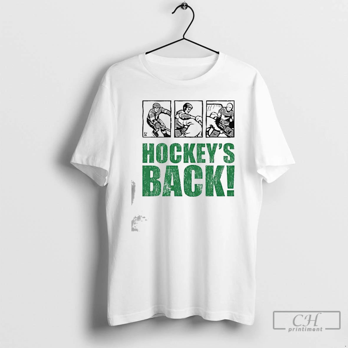 Classic Hockeys Back Comic Book T Shirts Hoodie Sweatshirt | PurePodTees.com