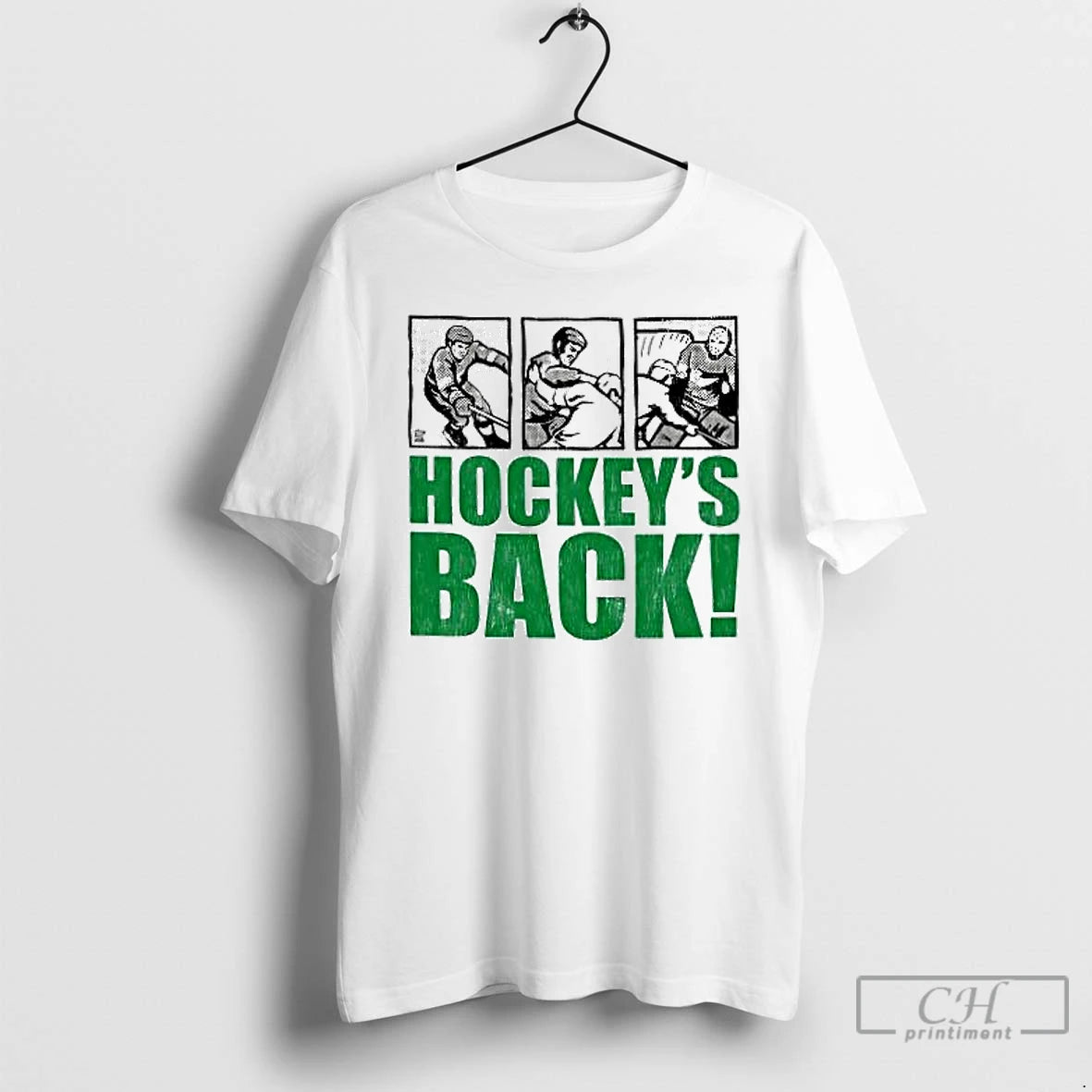 Classic Hockeys Back Dallas Stars T Shirts Hoodie Sweatshirt | PurePodTees.com