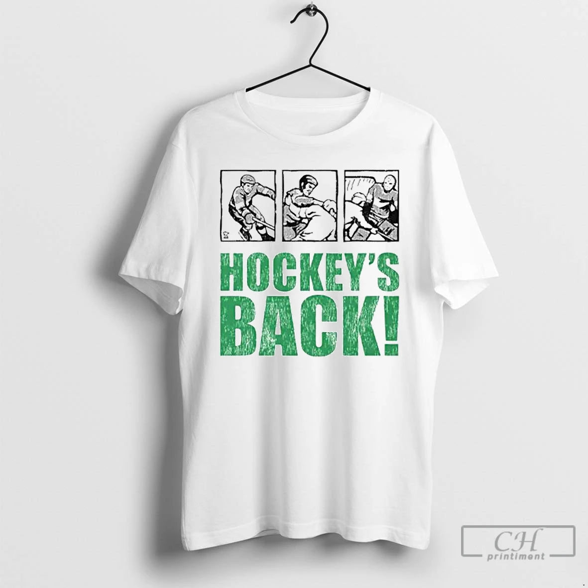 Classic Hockeys Back Ornaments T Shirts Hoodie Sweatshirt | PurePodTees.com