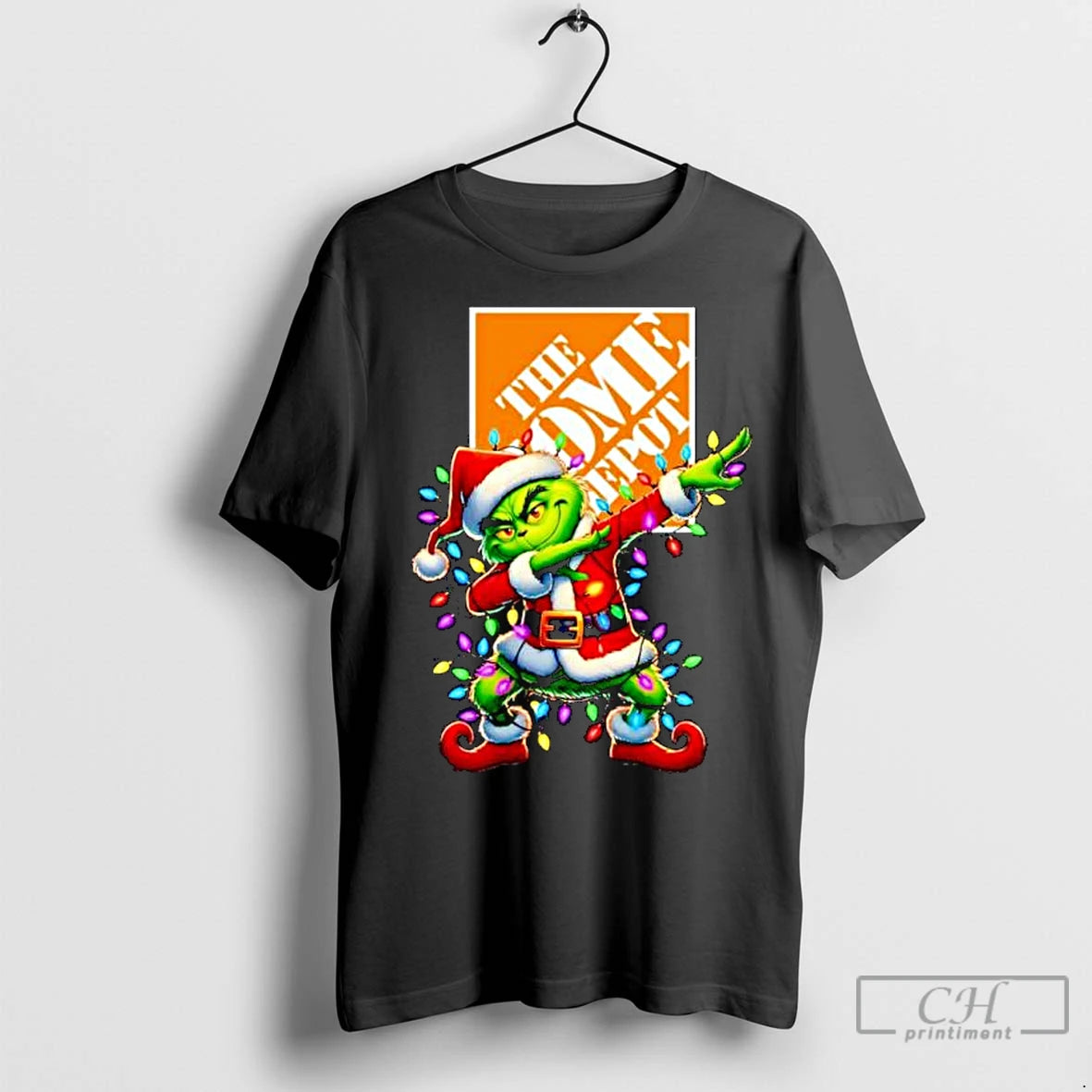 Classic Home Depot X Grinch Dabbing Merry Christmas Ornaments Shirt Hoodie Sweatshirt | PurePodTees.com