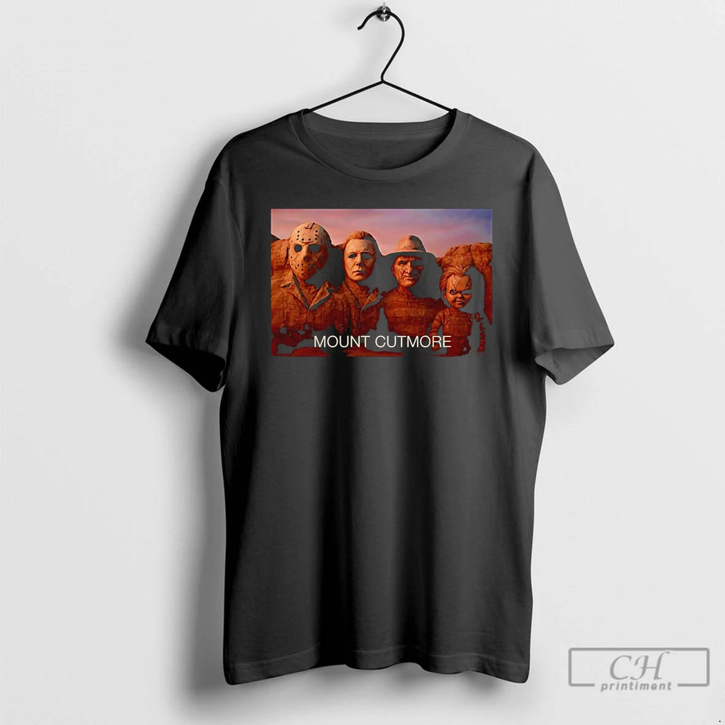 Classic Horror Movies Characters Mount Cutmore T Shirts Hoodie Sweatshirt | PurePodTees.com