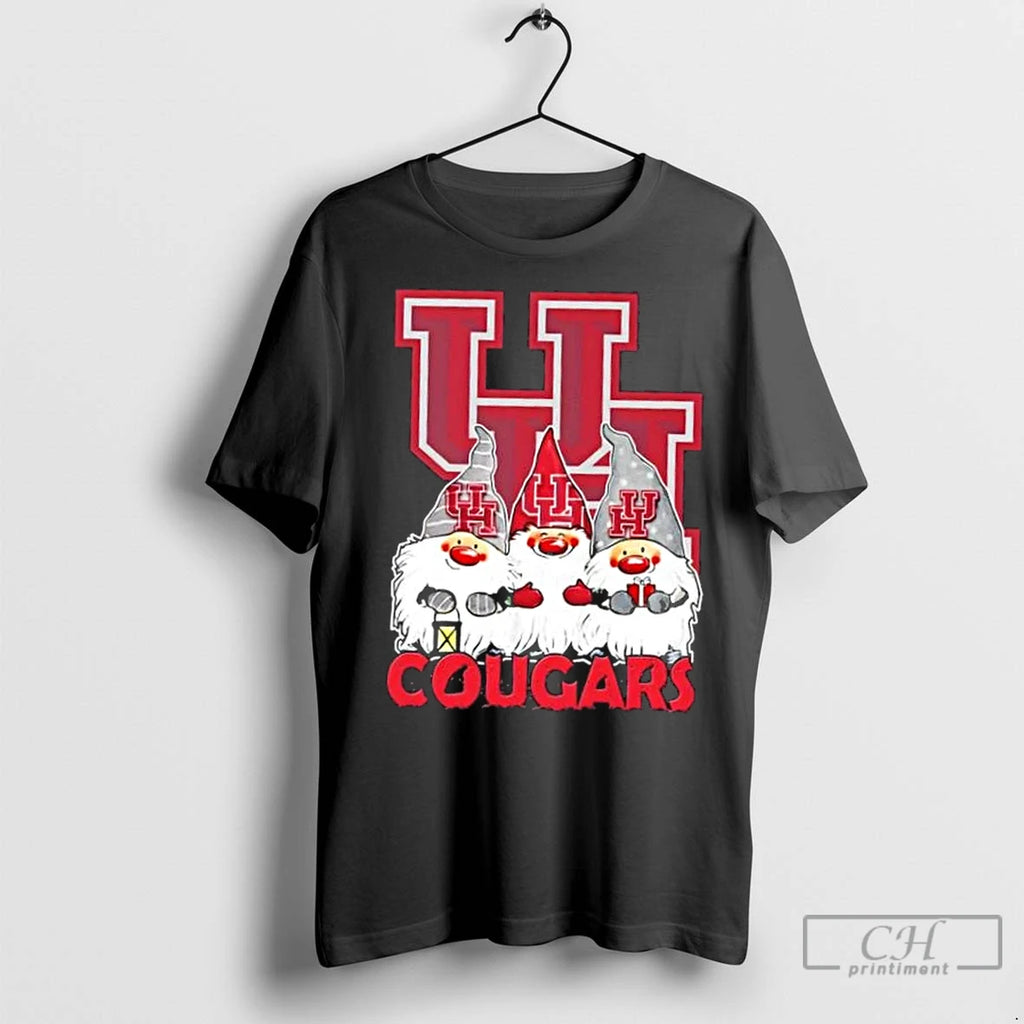 Classic Houston Cougars X Gnomes Xmas Christmas Shirt Hoodie Sweatshirt | PurePodTees.com