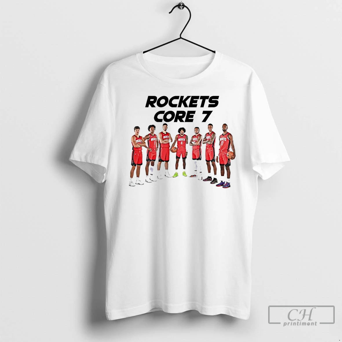 Classic Houston Rockets Core 7 Shirt Hoodie Sweatshirt | PurePodTees.com