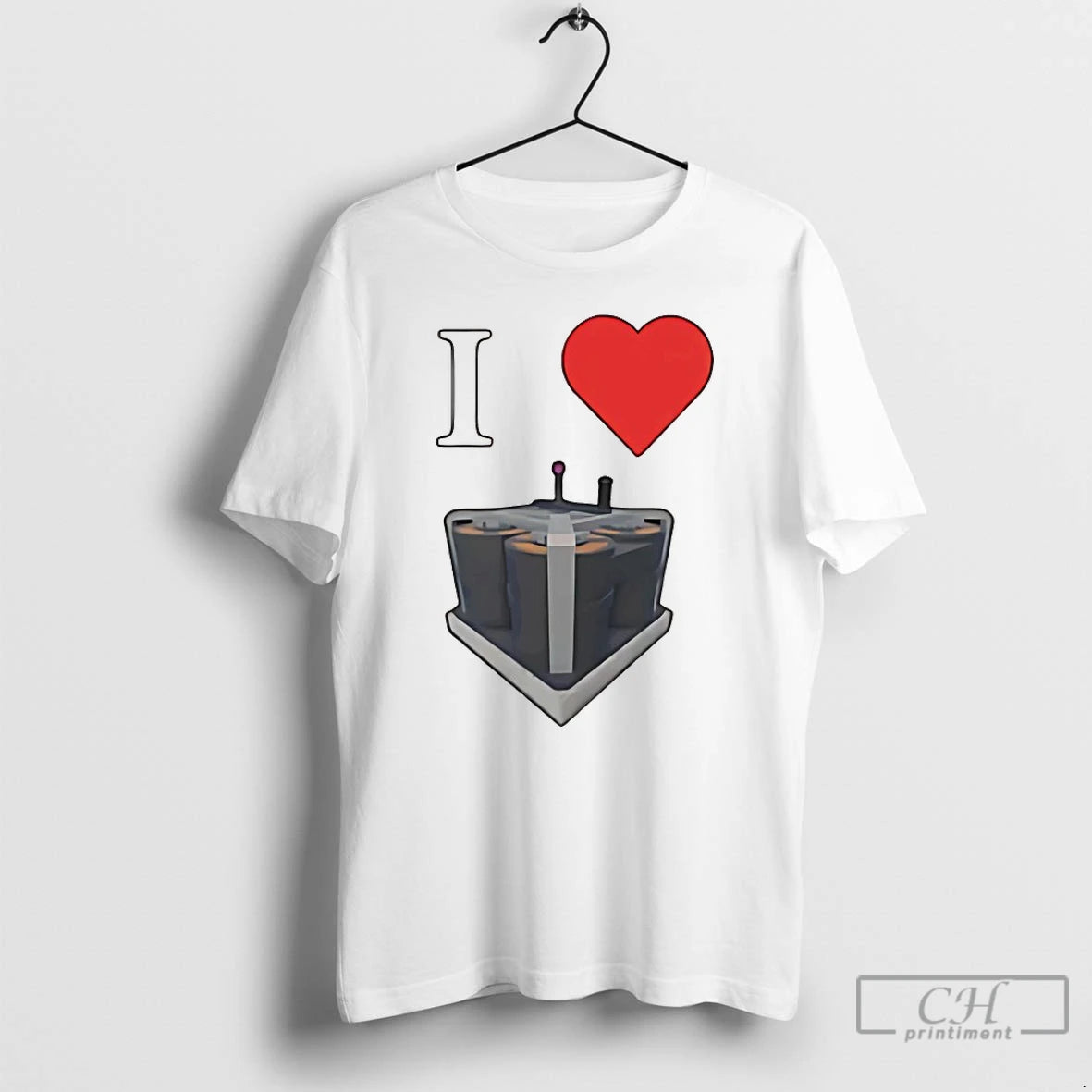 Classic I Love Handcrank Shirt Hoodie Sweatshirt | PurePodTees.com