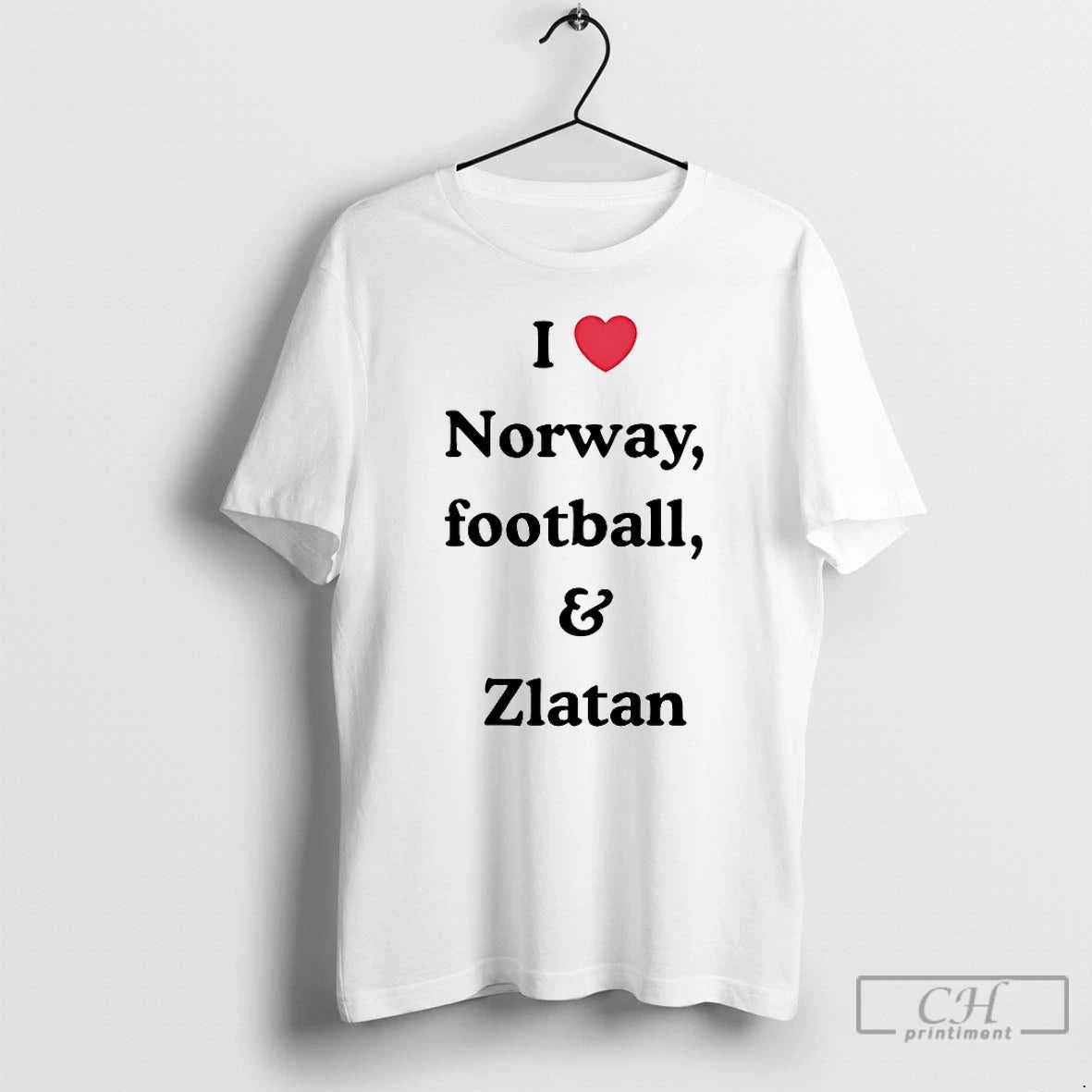 Classic I Love Norway Football And Zlatan Shirt Hoodie Sweatshirt | PurePodTees.com