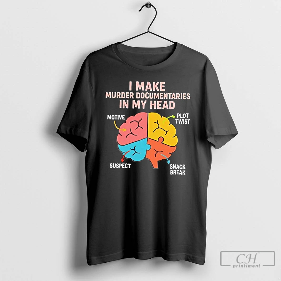 Classic I Make Murder Documentaries In My Head Shirt Hoodie Sweatshirt | PurePodTees.com