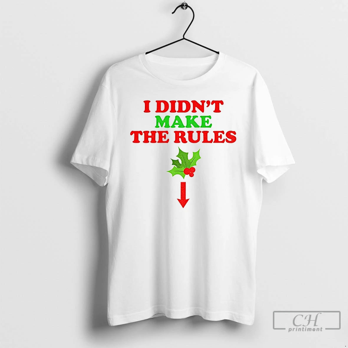 Classic I Didnt Make The Rules Merry Christmas 2025 T Shirts Hoodie Sweatshirt | PurePodTees.com