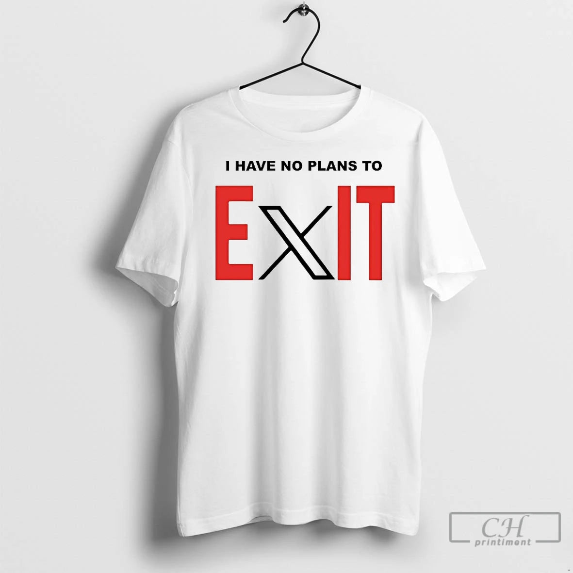 Classic I Have No Plans To Exit Twitter Shirt Hoodie Sweatshirt | PurePodTees.com