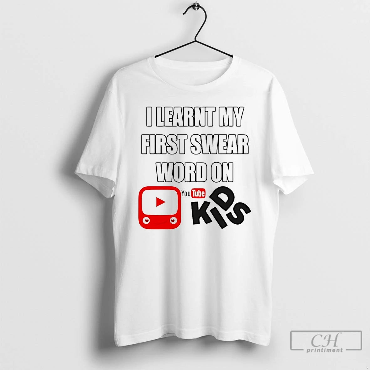 Classic I Learnt My First Swear Word On Youtube Kids Shirt Hoodie Sweatshirt | PurePodTees.com