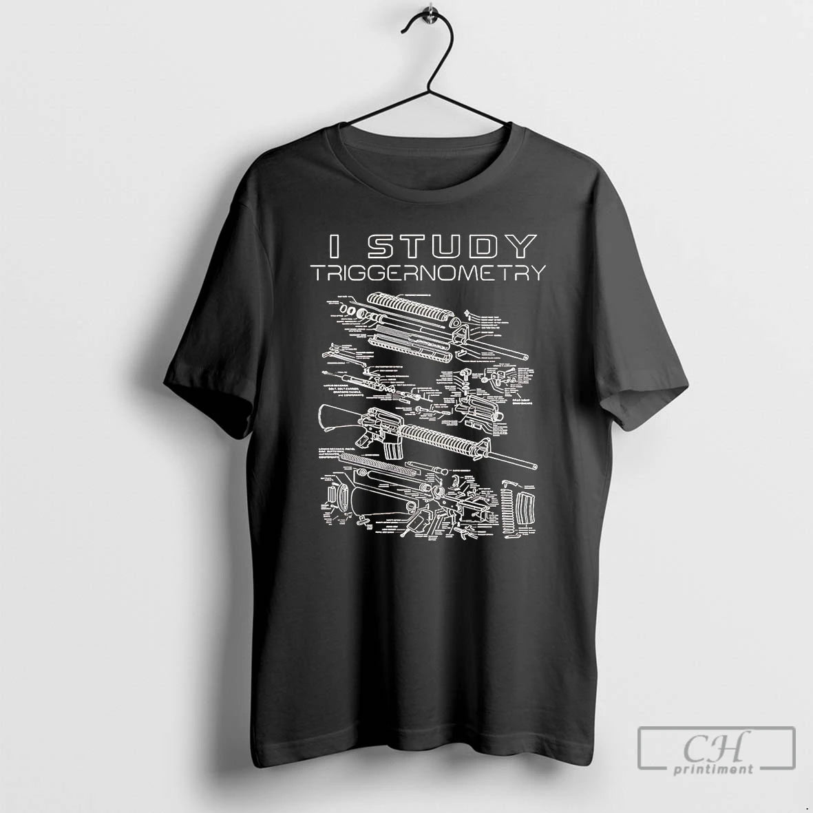 Classic I Study Triggernometry T Shirts Hoodie Sweatshirt | PurePodTees.com