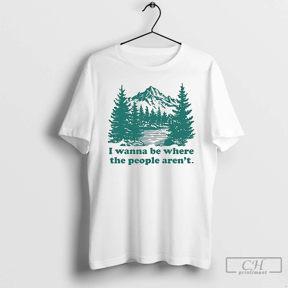 Classic I Wanna Be Where The People Arent Shirt Hoodie Sweatshirt | PurePodTees.com