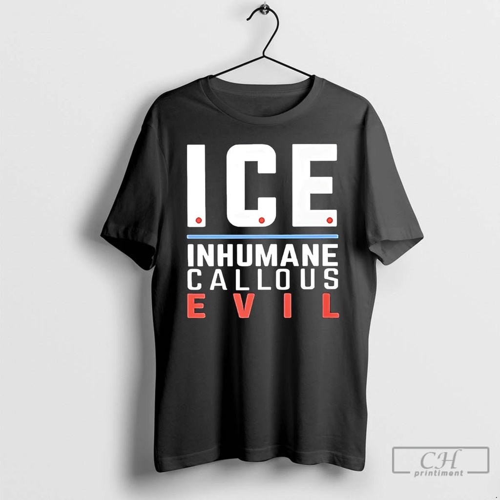 Classic Ice Inhumane Callous Evil T Shirts Hoodie Sweatshirt | PurePodTees.com