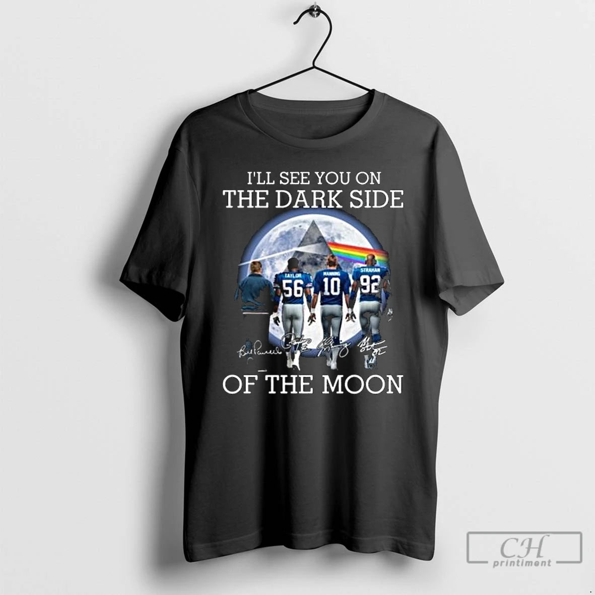 Classic Ill See You On The Dark Side Of The Moon New York Giants Legends Shirt Hoodie Sweatshirt | PurePodTees.com