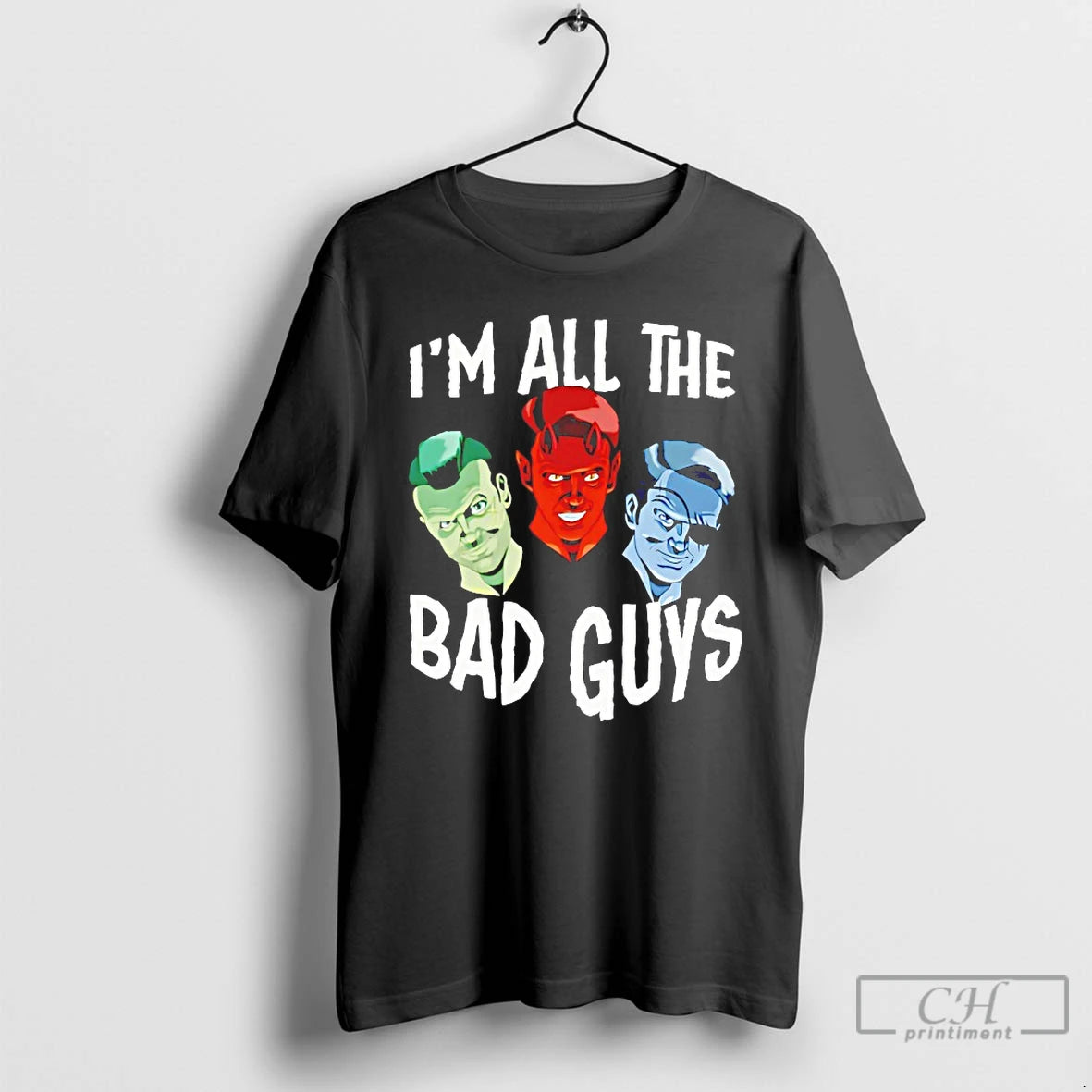 Classic Im All The Bad Guys Shirt Hoodie Sweatshirt | PurePodTees.com