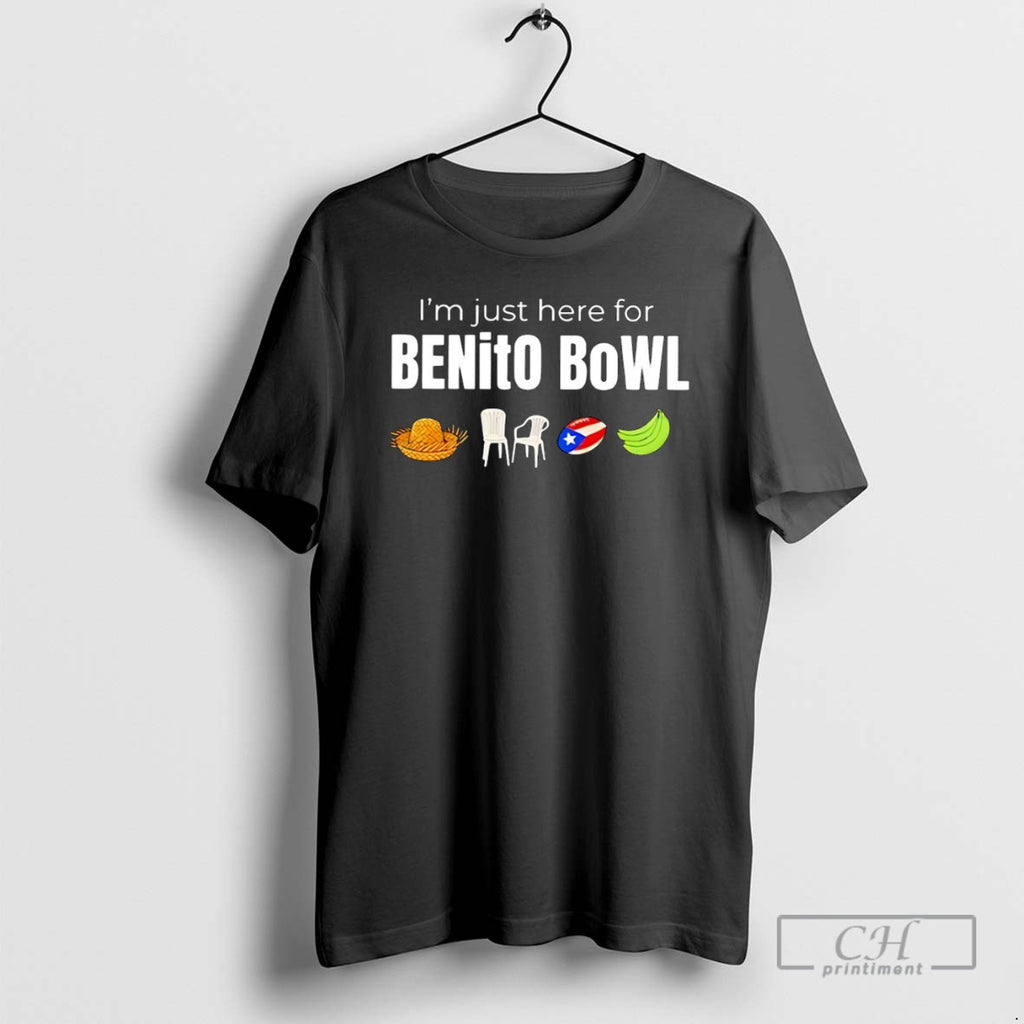 Classic Im Just Here For Benito Bowl 2026 Puerto Rico Football Show Shirt Sweater