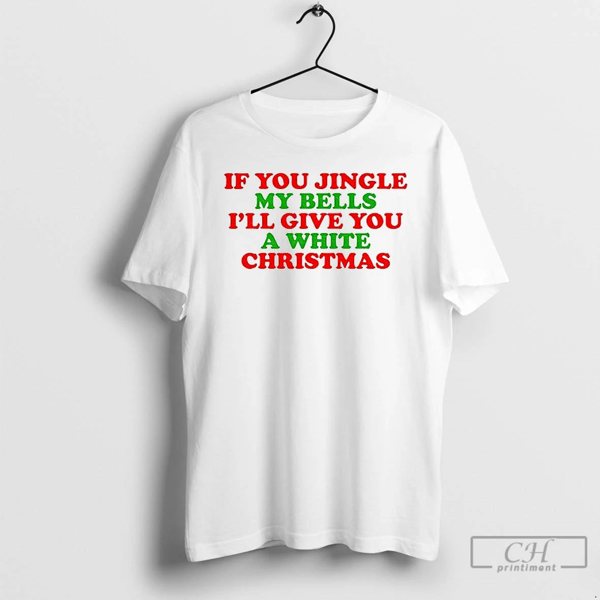 Classic Im Not Santa But You Can Sit On My Lap Merry Christmas 2025 Shirt Hoodie Sweatshirt | PurePodTees.com