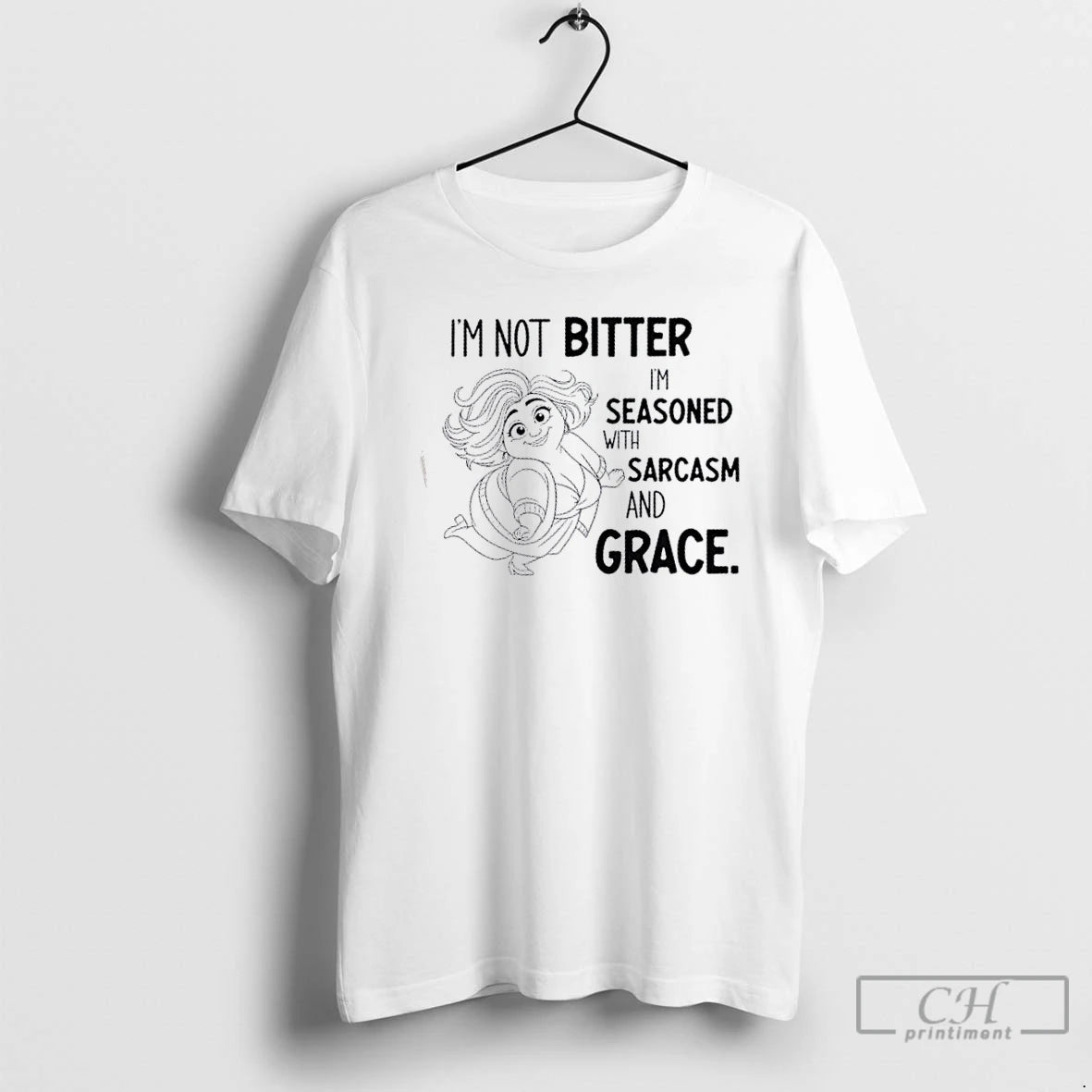 Classic Im Not Bitter Im Seasoned With Sarcasm And Grace T Shirts Hoodie Sweatshirt | PurePodTees.com