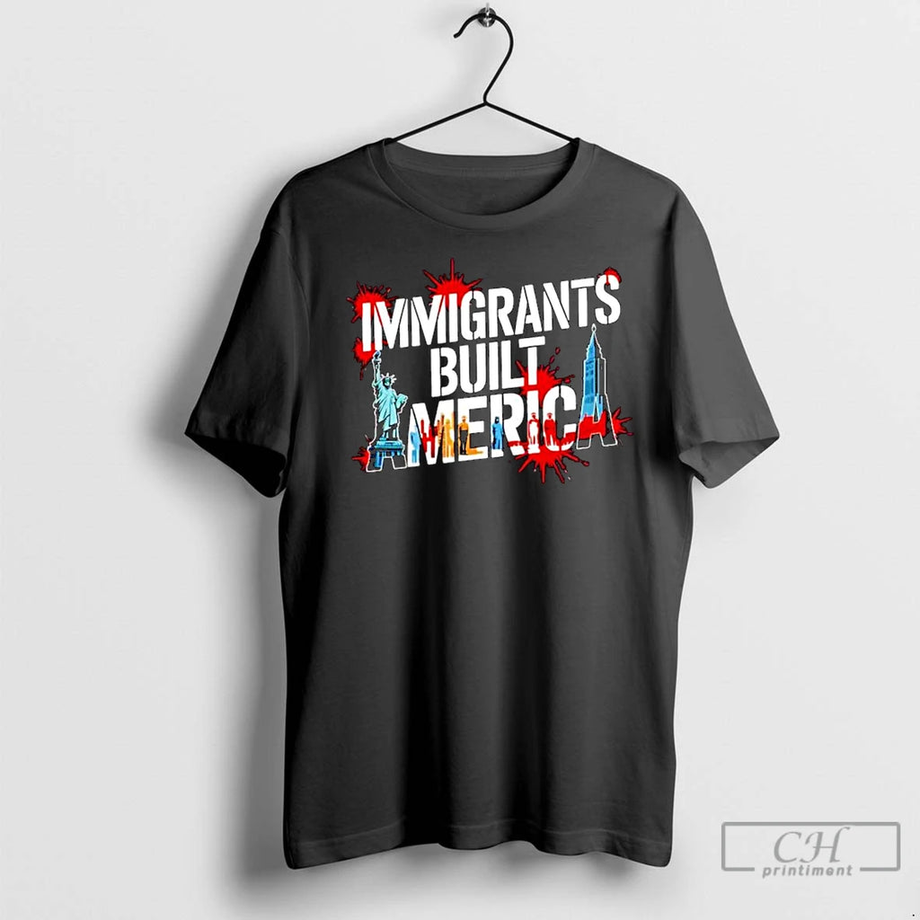 Classic Immigrants Built America Ornaments Shirt Hoodie Sweatshirt | PurePodTees.com