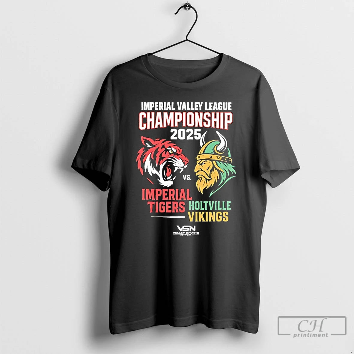 Classic Imperial Valley League Championship 2025 Imperial Tigers Vs Holtville Vikings T Shirts Hoodie Sweatshirt