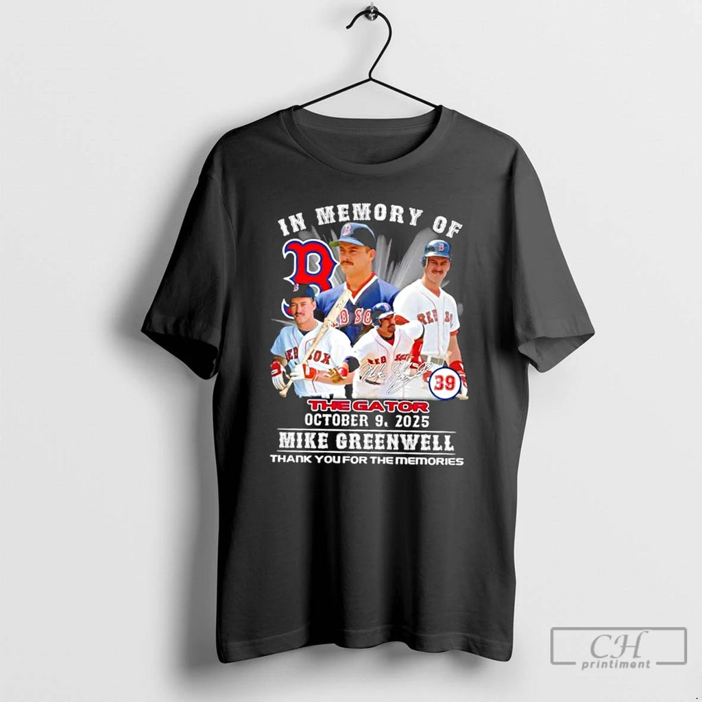 Classic In Memory Of The Gator Mike Greenwell Boston Red Sox Shirt Hoodie Sweatshirt | PurePodTees.com