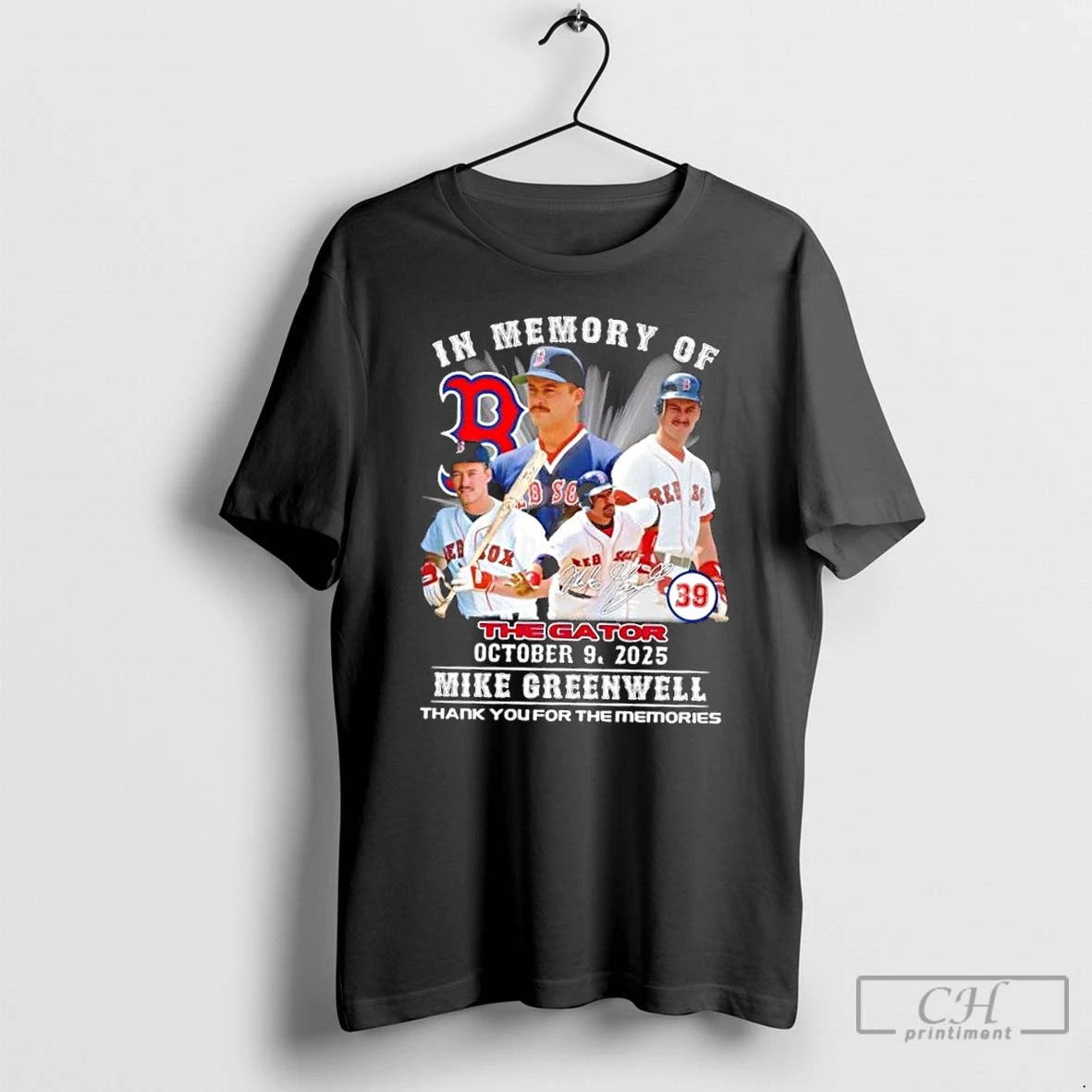 Classic In Memory Of The Gator Mike Greenwell Boston Red Sox Shirt Hoodie Sweatshirt | PurePodTees.com